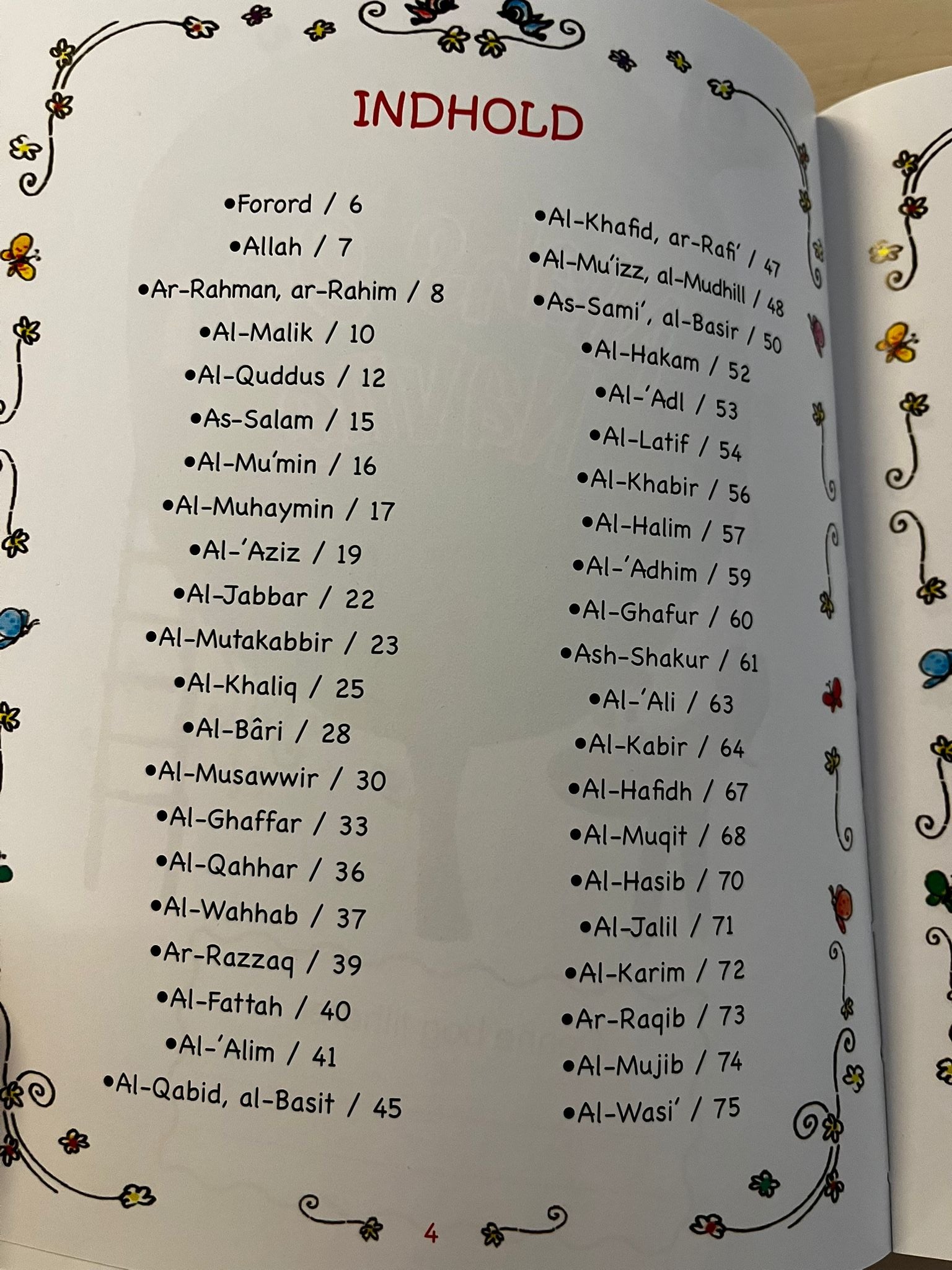 Allahs 99 Navne – Islamisk børnebog om Allahs smukke egenskaber Allahs 99 Navne – Islamisk børnebog om Allahs smukke egenskaber