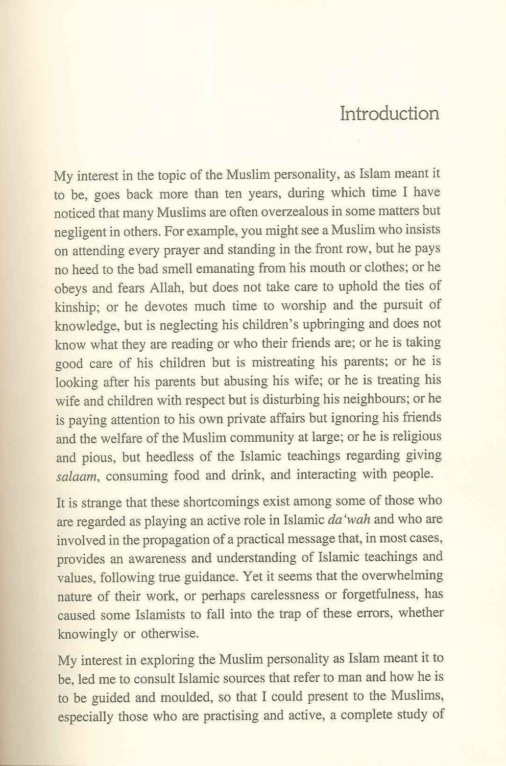 The Ideal Muslim The Ideal Muslim