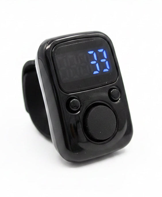 USB-opladelig Tasbih med LCD - ZIKR