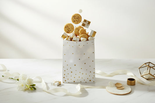 Treat bags - pose til godter med små stjerner