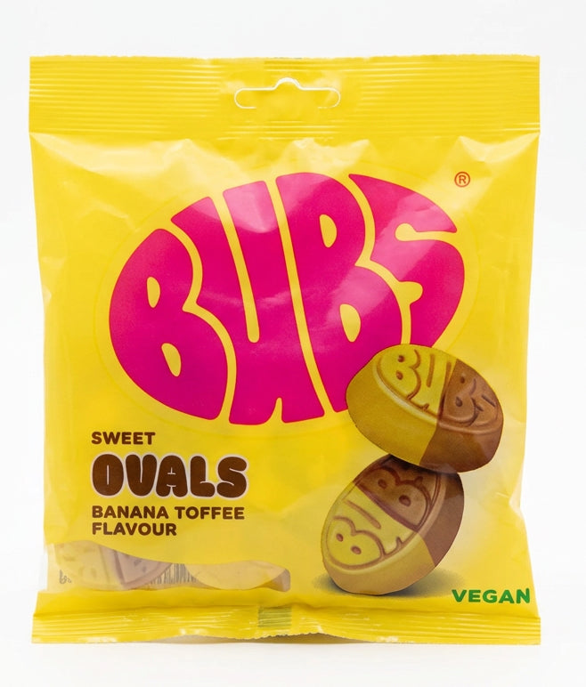 BUBS sweet ovals | Banana Toffee | Vegansk | 155g