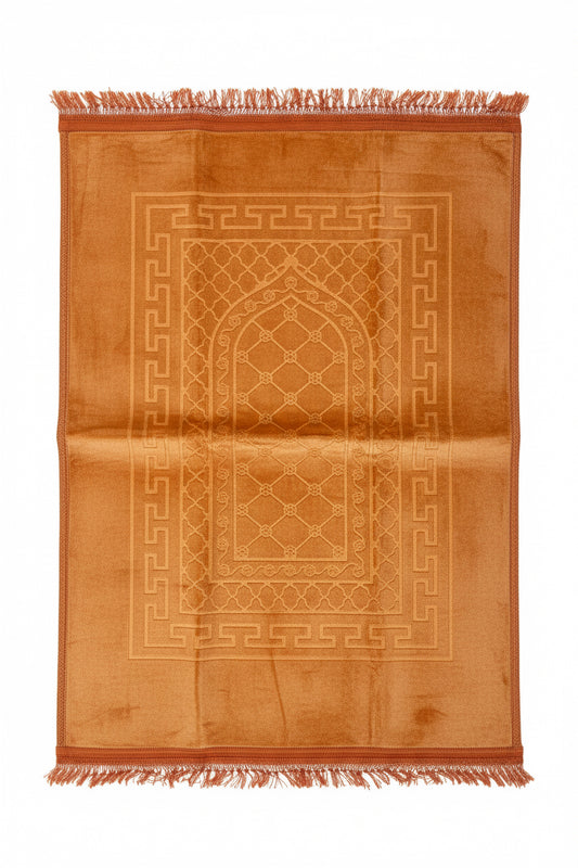 Tykt velour bedetæppe | fluffy og let polstret | flere farver (80x120 cm)