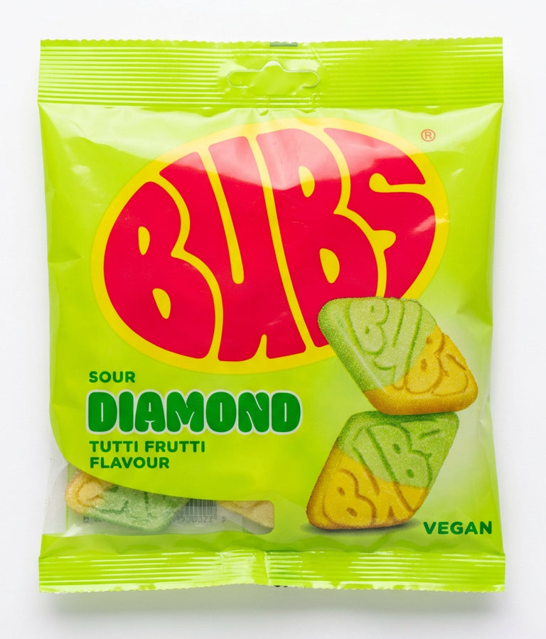Bubs | Sour Diamond Tutti Frutti Flavour | 155g