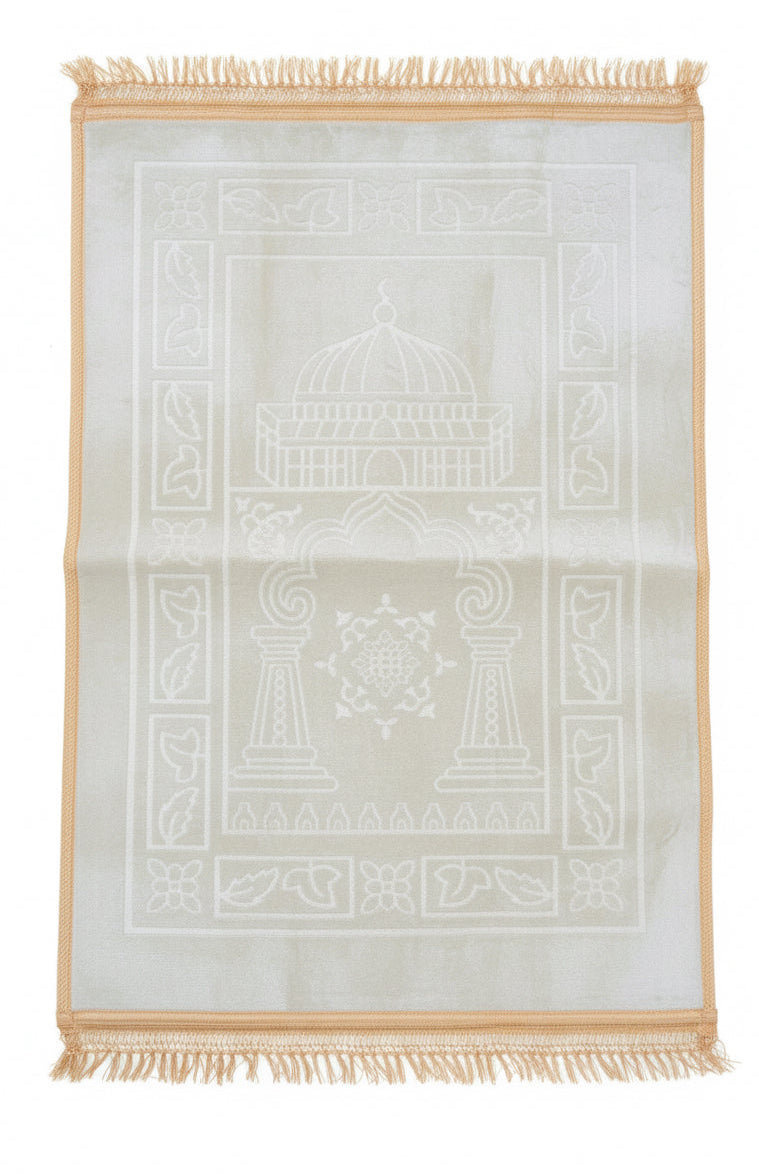 Tykt velour bedetæppe | fluffy og let polstret | flere farver (80x120 cm)