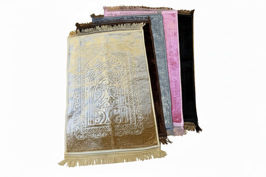 Velour bedetæpper-  i flere farver (80x120 cm)