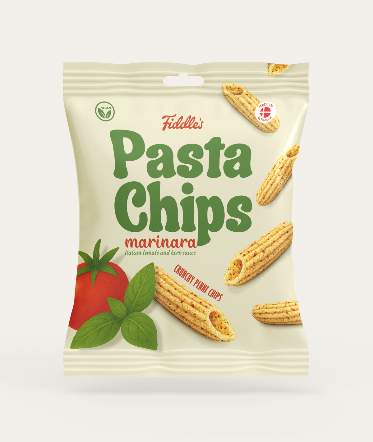 Fiddles Pasta Chips 80g | Marinara | Vegan | Gluten Free