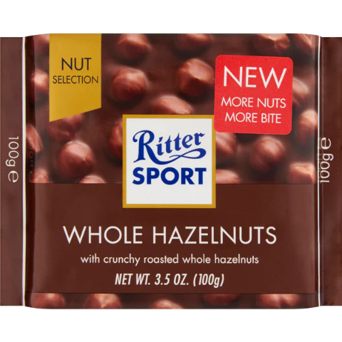 Ritter Sport | Whole Hazelnuts | 100g