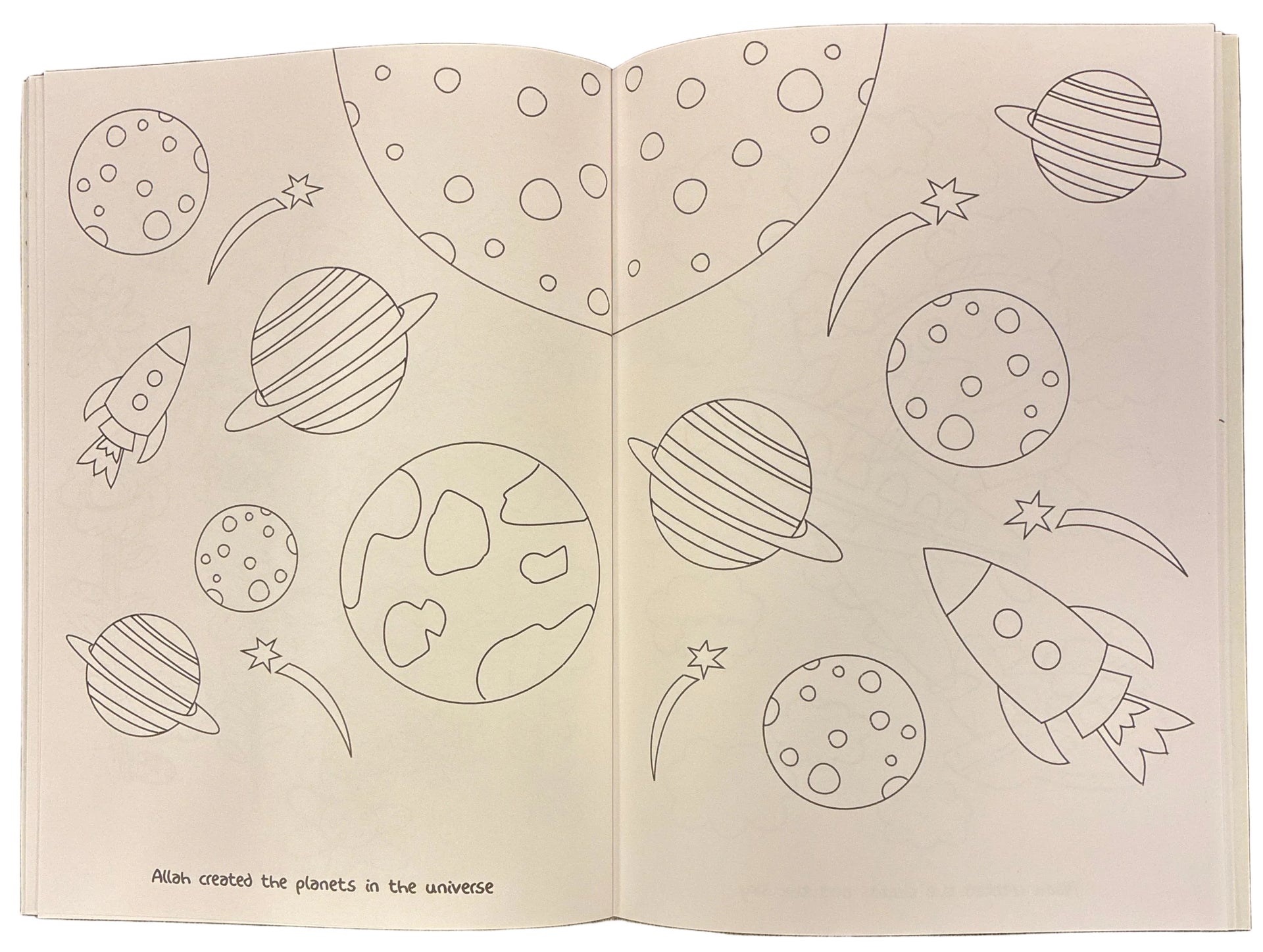 Allah Created Everything! Colouring Book | Malebog | ages - Alder 3+