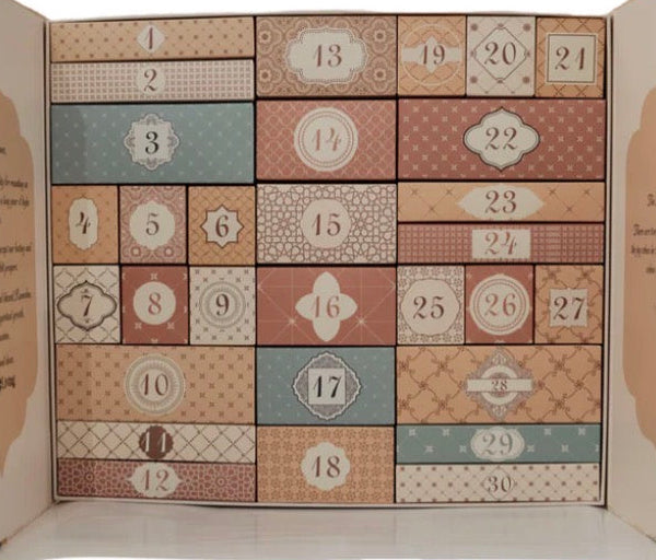 Kvalitets Ramadan kalender med 30 låger - kan bruges år efter år