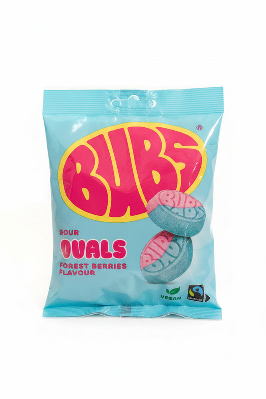 BUBS sour ovals - Forest Berries flavour  – Vegansk