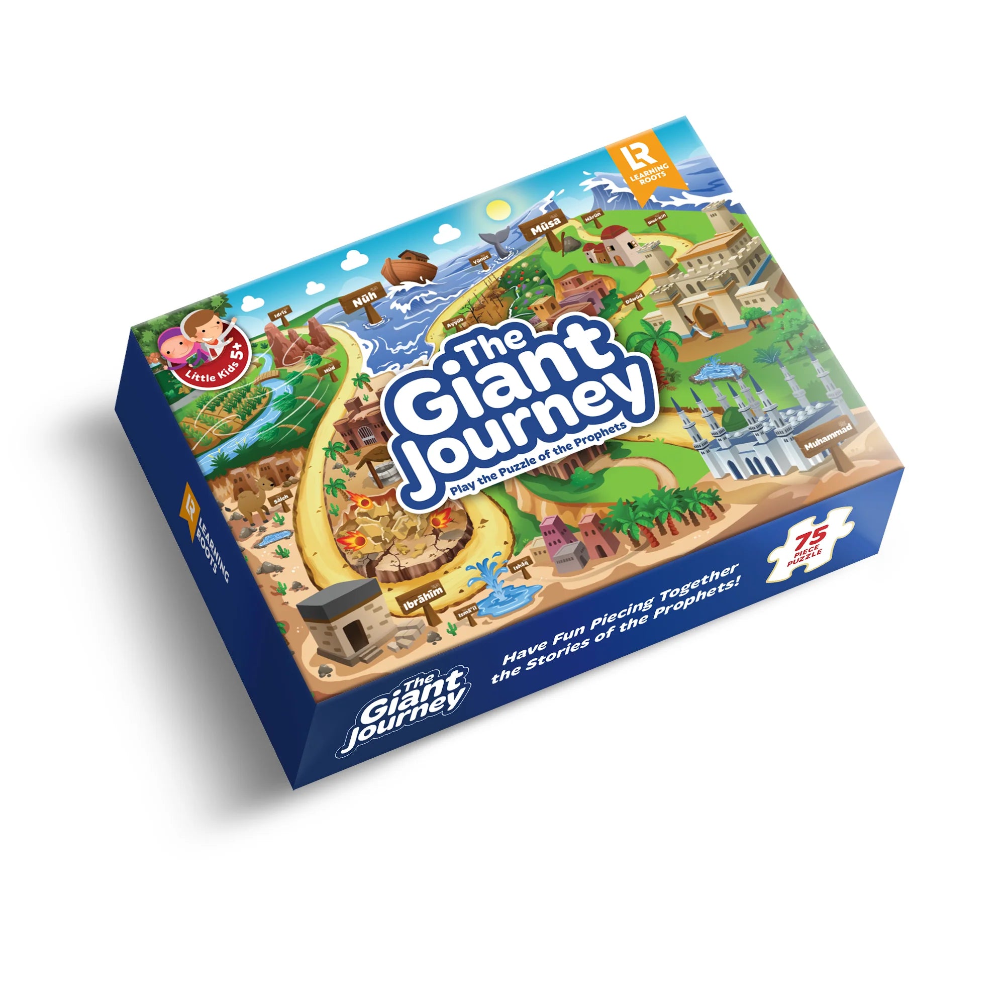 Spil- The Giant Journey spil om profeterne - puslespils-spil - 75 stykker - alder 5+