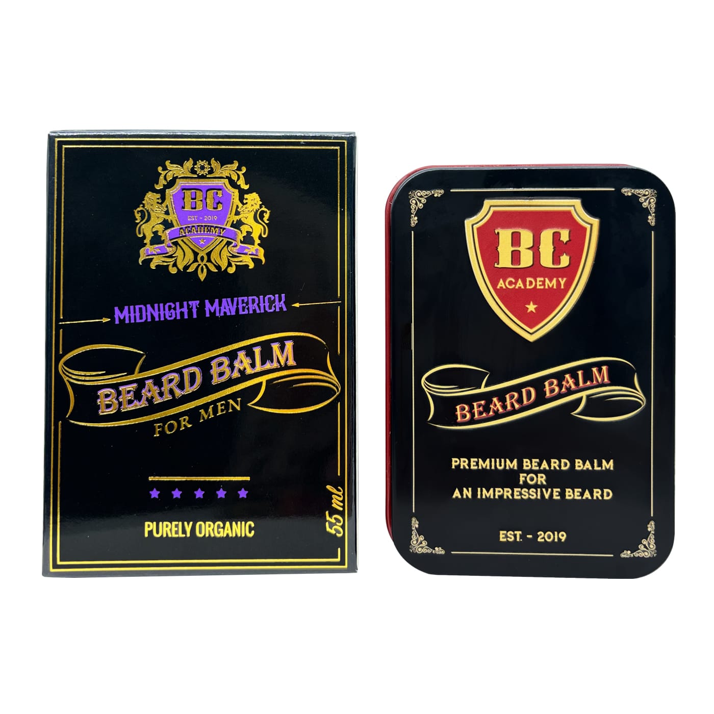 BC Academy Organic Beard Balm - Midnight Maverick havtorn - 100ml