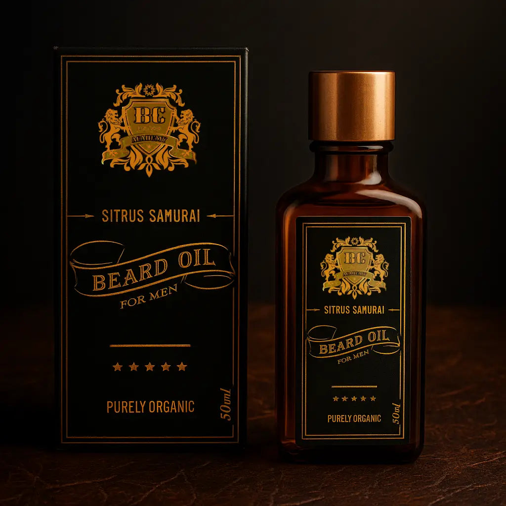 BC Academy Organic Beard Oil - Sitrus Samurai - 50ml