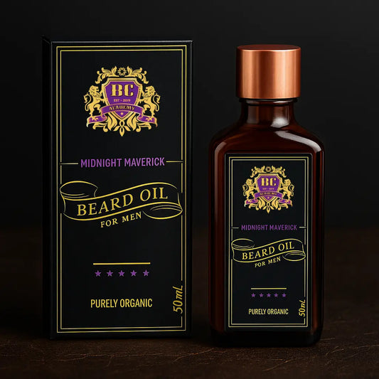 BC Academy Organic Beard Oil - Midnight Maverick - 50ml