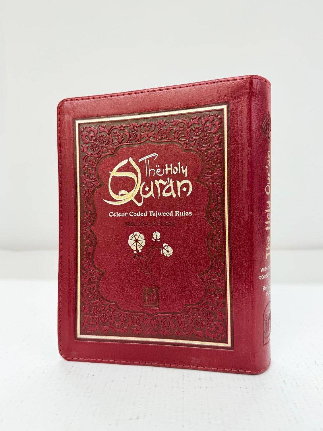 The holy Quran with colour coded manzils 23cc flexi cover | Indopak | 13 linier | Grøn