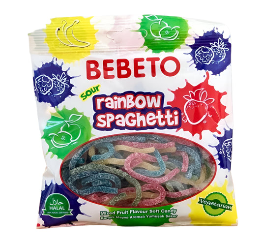 Bebeto Rainbow spaghetti halal slik