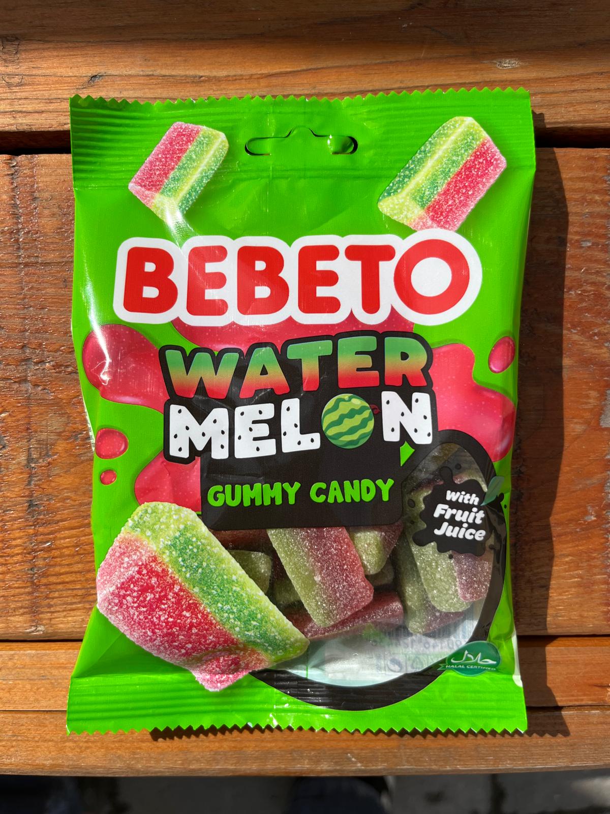 Bebeto - Watermelon Vandmelon 80g -  halal slik