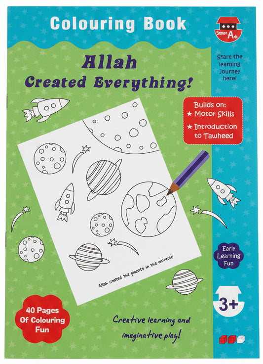 Allah Created Everything! Colouring Book | Malebog | ages - Alder 3+