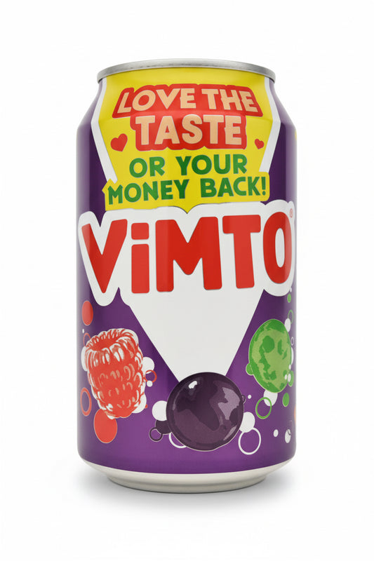 Vimto Purple Sparkling fruit flavour drink 330ml