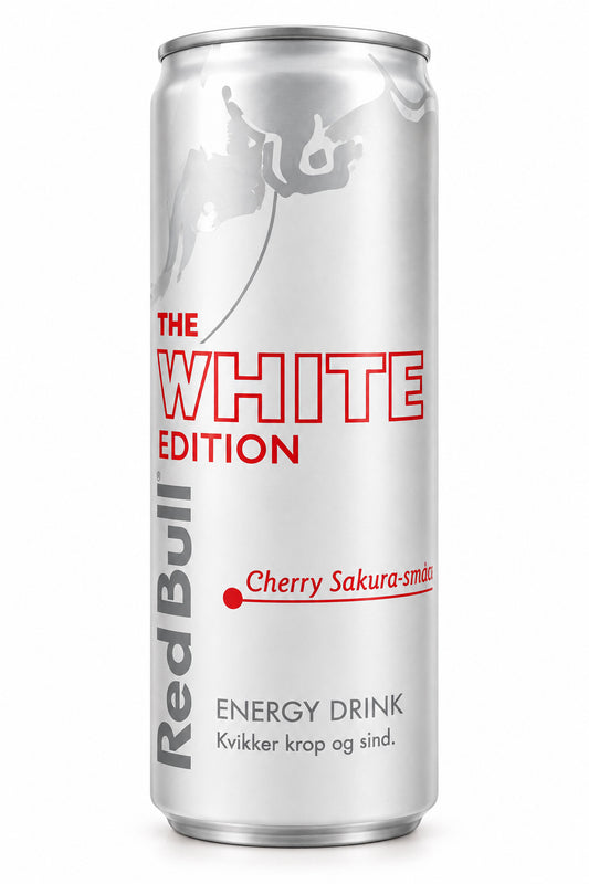 Red Bull White edition |  Cherry Sakura Japansk Kirsebær | 250ml