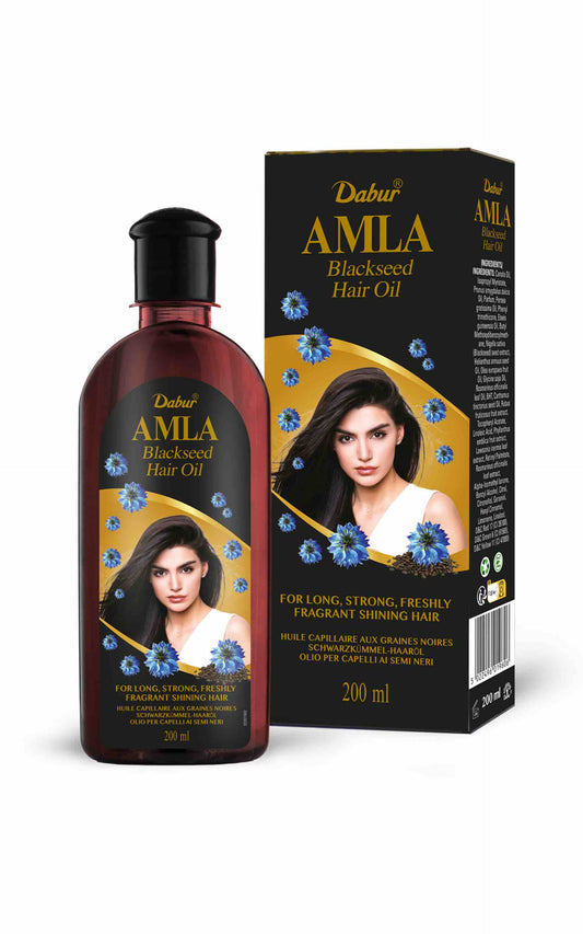 Dabur Amla Blackseed Hair Oil Sortkommen hårolie - 200ml