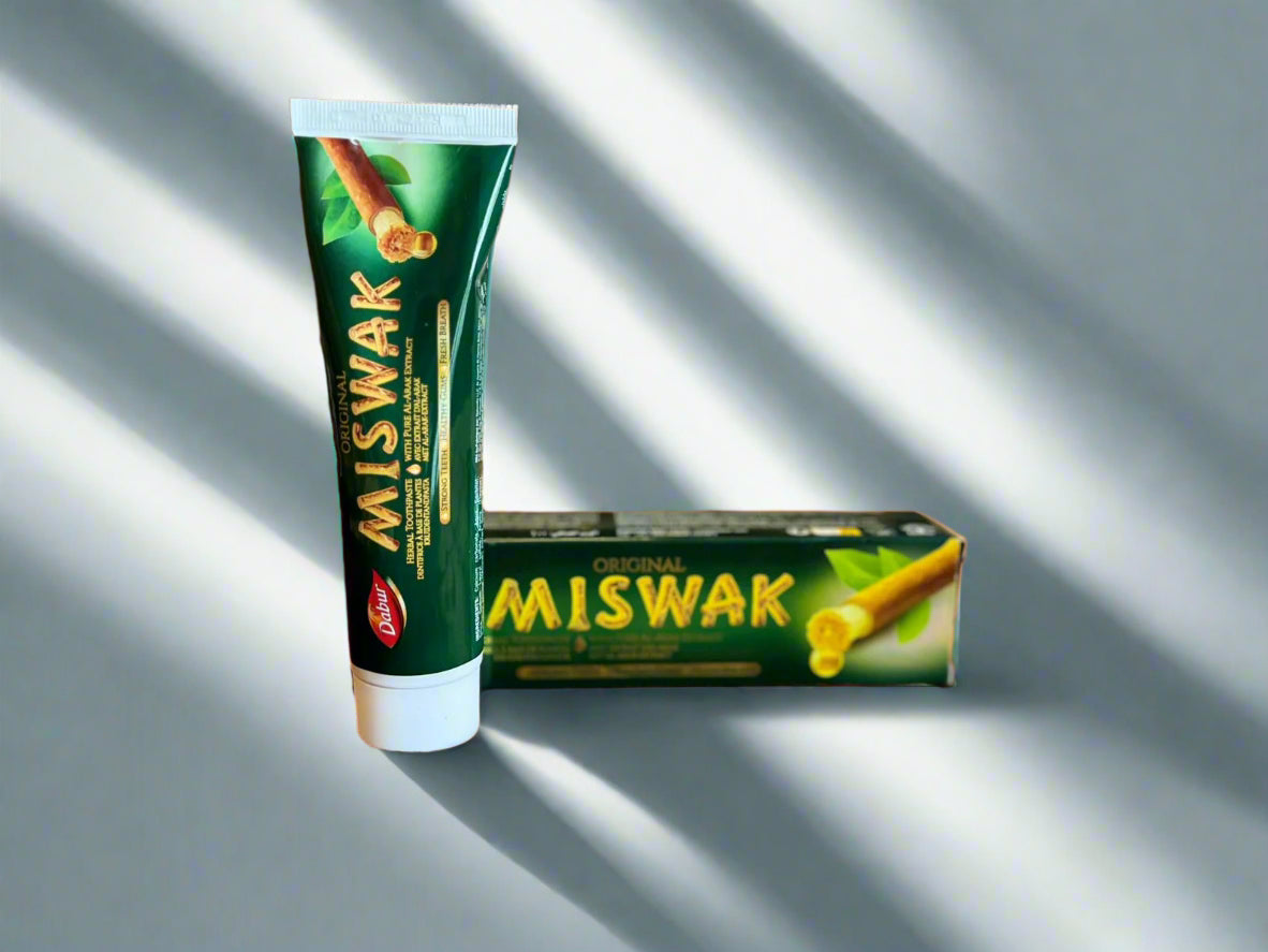 Dabur Original Miswak Tandpasta (fluorfri, 100 ml)