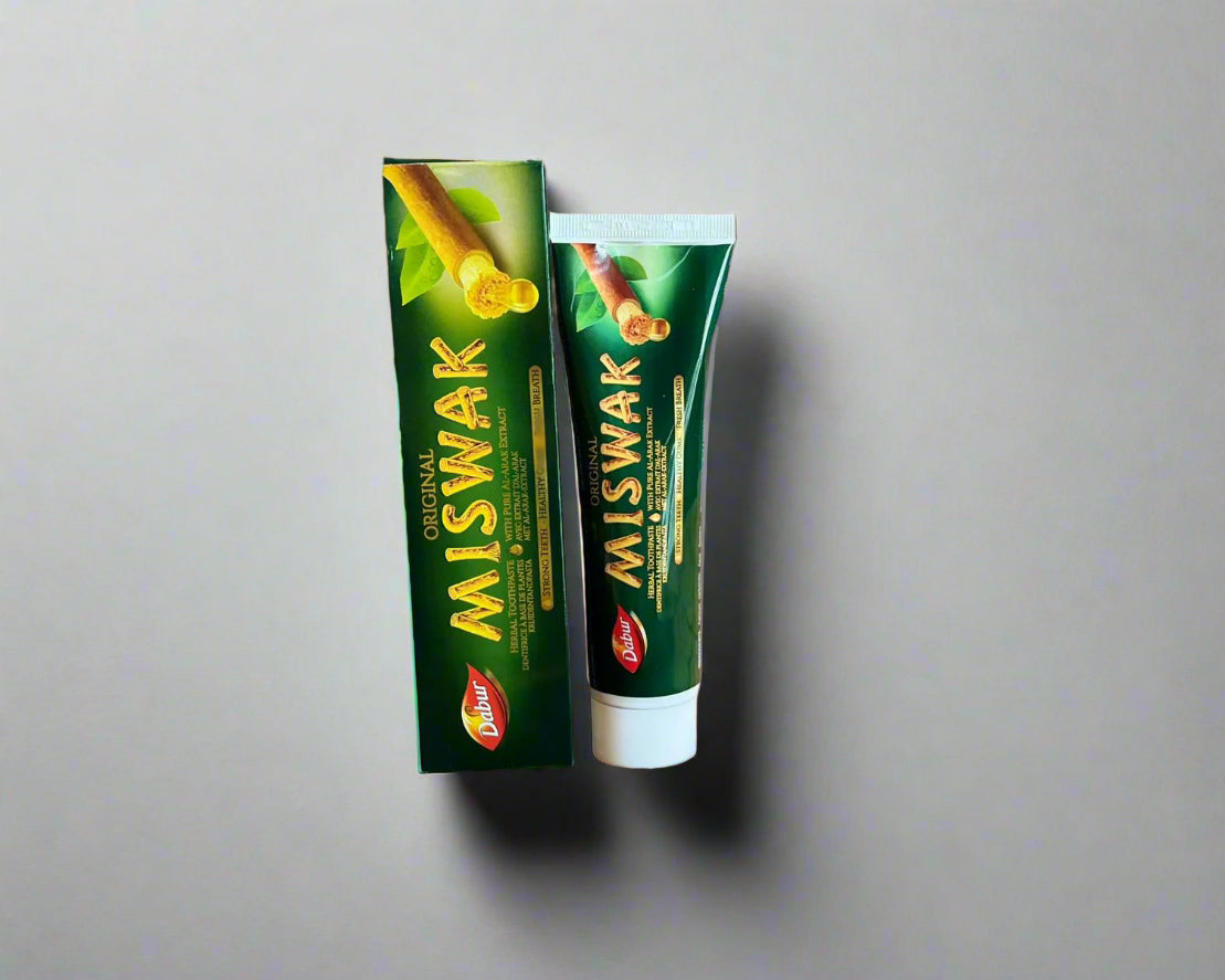 Dabur Original Miswak Tandpasta (fluorfri, 100 ml)