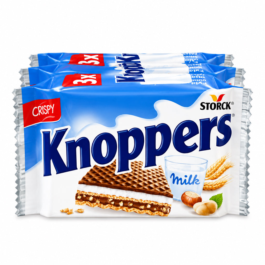 Knoppers med hasselnøddecreme | 3x25g