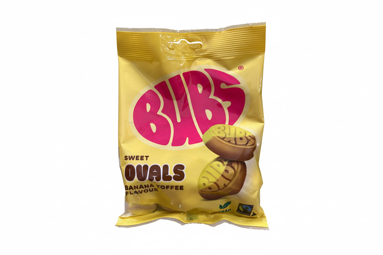 BUBS sweet ovals - Banana Toffee – Vegansk - 90 g