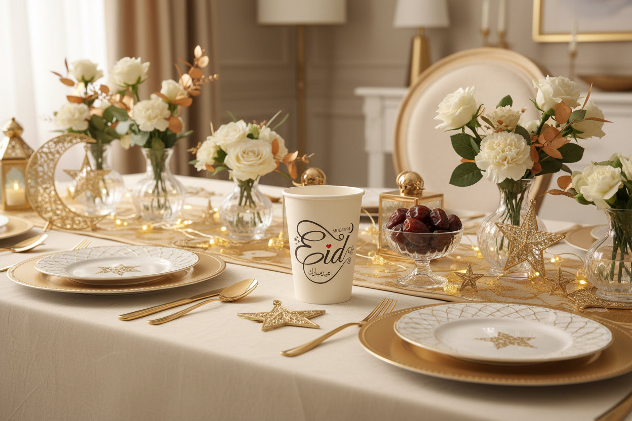 Eid Mubarak krus - 10 stk