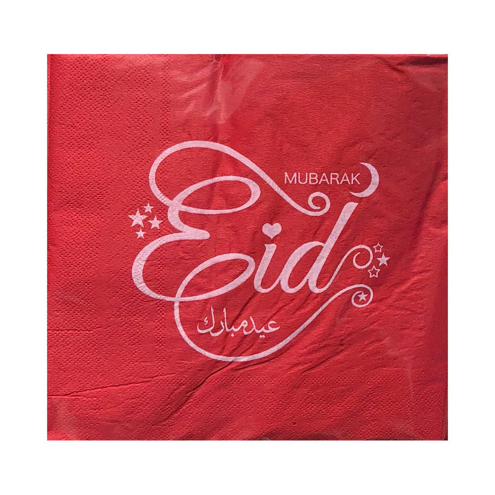 Eid Mubarak servietter - 20 stk