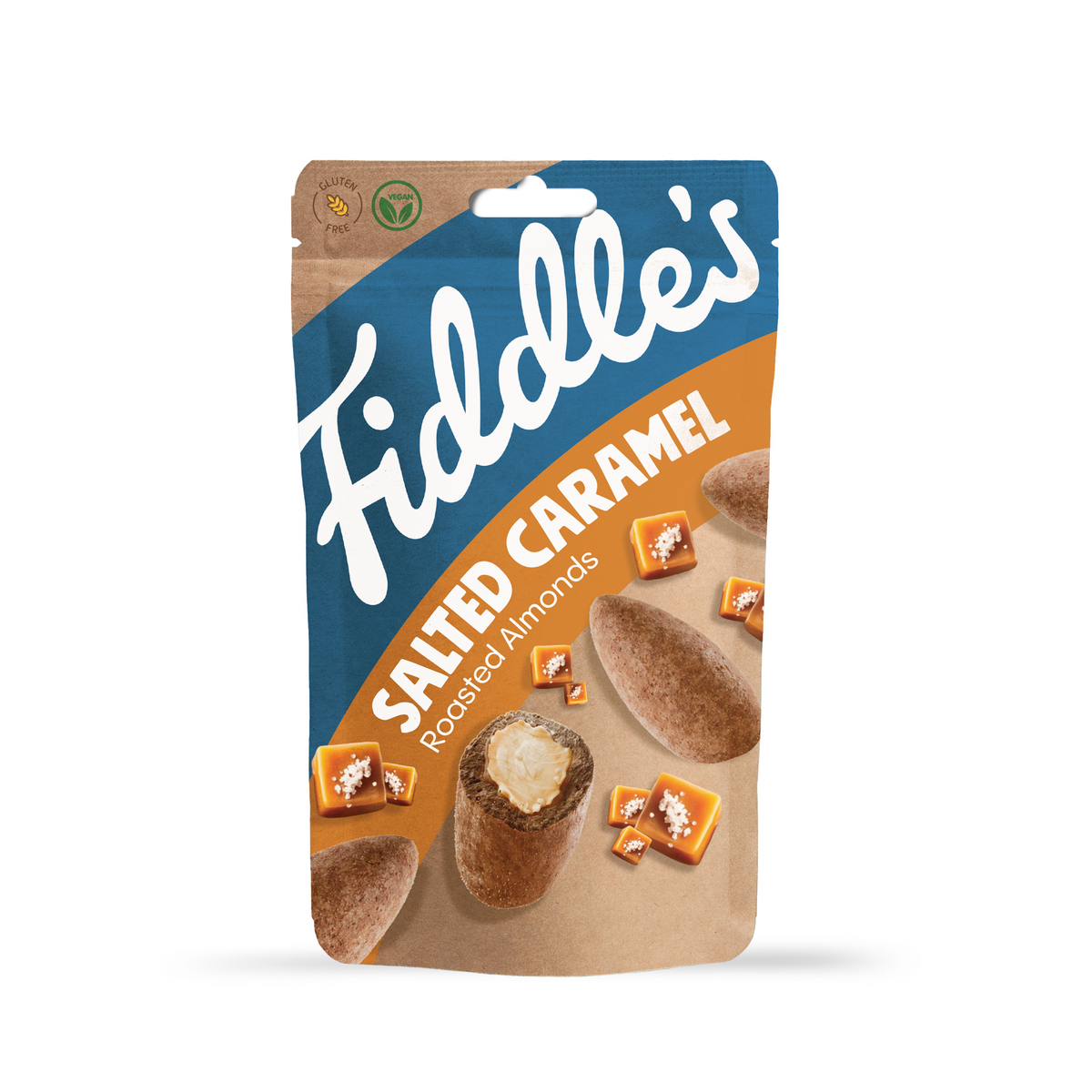 Fiddles | Roasted Almonds, Salted Caramel | 70g | Vegan | Gluten Free