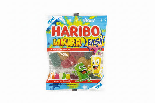 Haribo Likirr sodavand vingummi Sour Eksii 70g