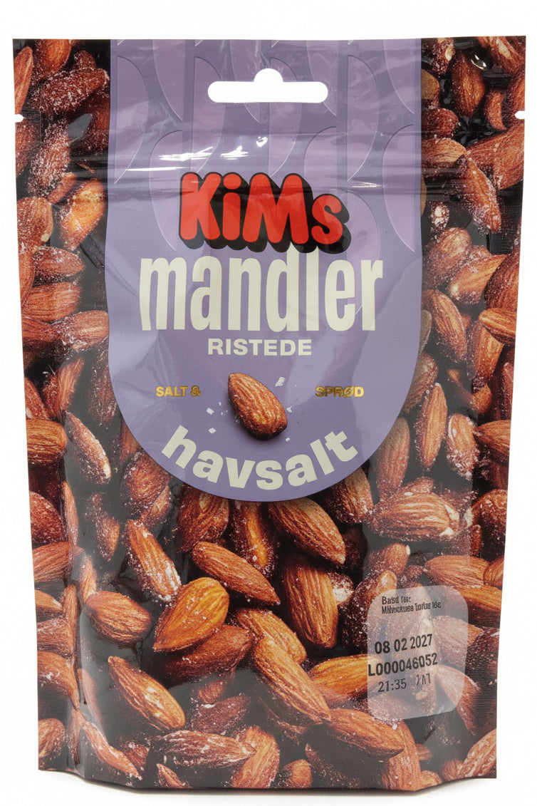 Kims ristede mandler med havsalt | SALT & SPRØD
