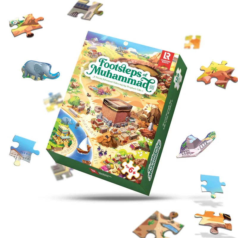 Spil - Footsteps of Muhammad ﷺ - Følg i Profetensﷺ fodspor - puslespils-spil-alder 6+