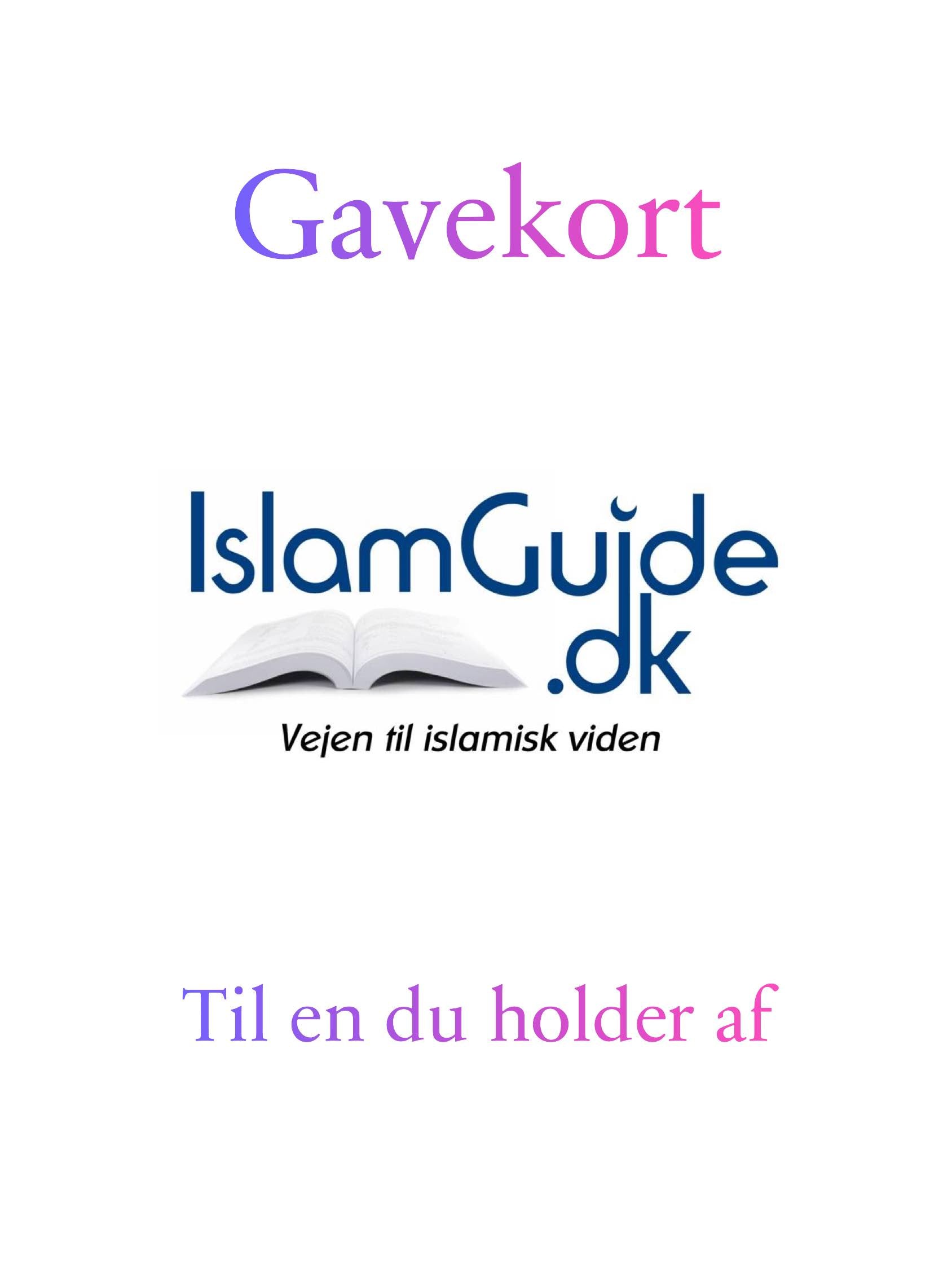 Gavekort
