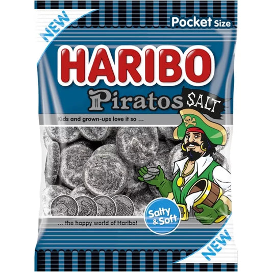 Haribo - Piratos Salt and Soft lakrids - 120g