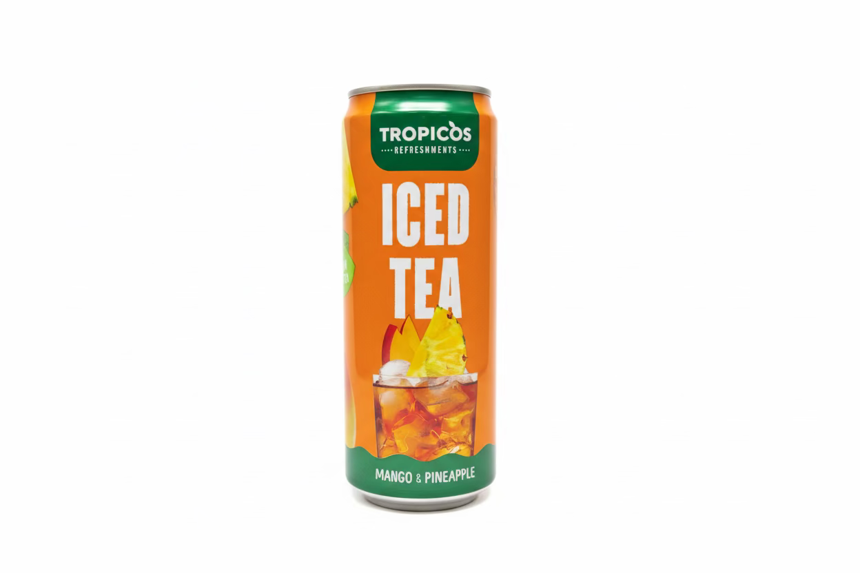 Tropicos Iced Tea Mango og Ananas - 330 ml