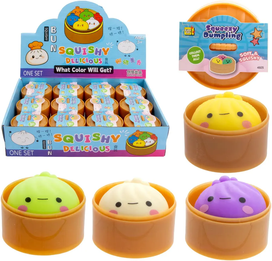 Squishy small Bun Rainbow Dumpling Mystery –Fidget Toy Edition by