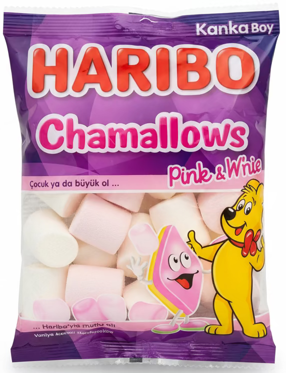 Haribo - Chamallows Pink and White skumfiduser - 70g
