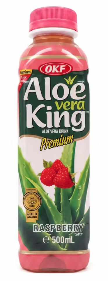 OKF Raspberry Hindbær Aloe Vera King Premium