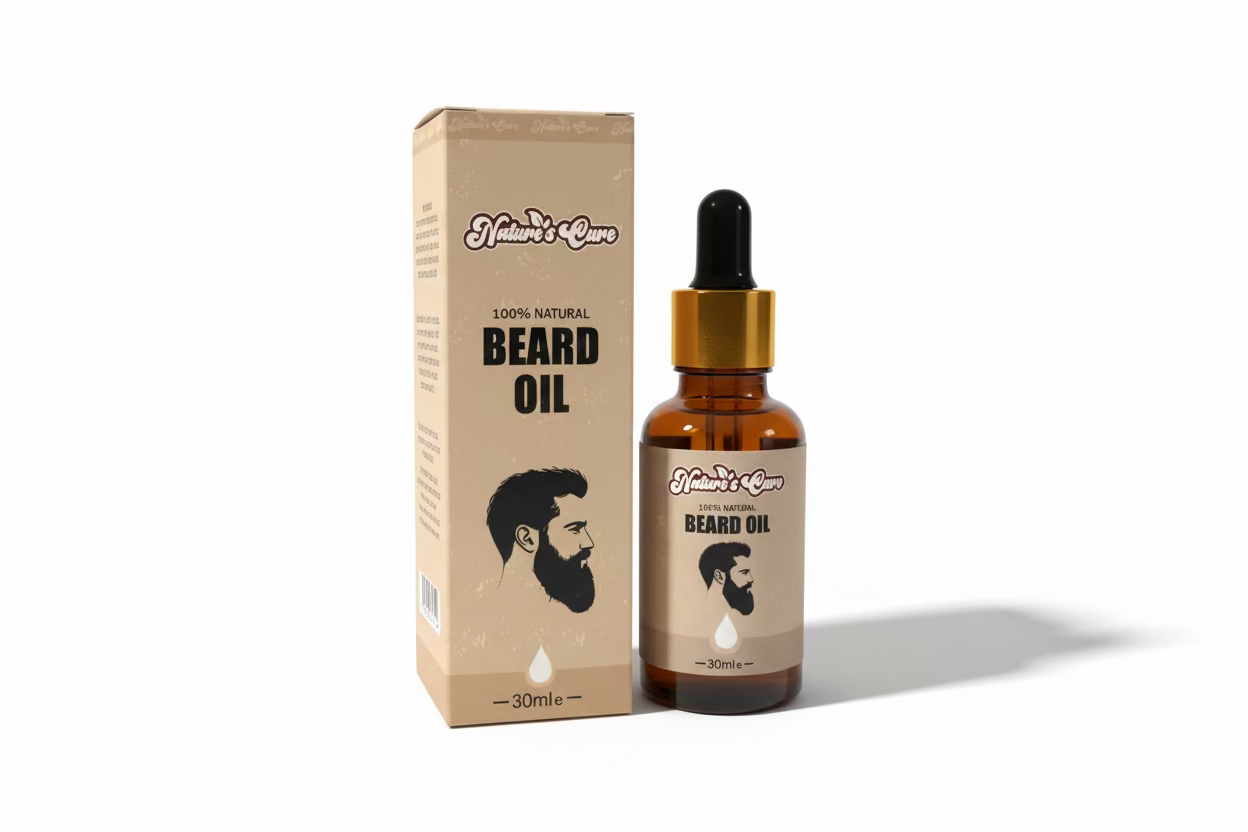 Skæg olie m Oud duft - naturlige olier