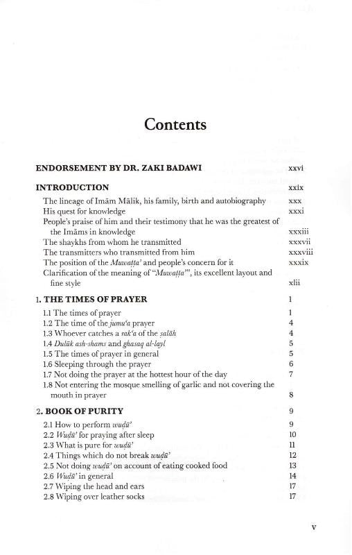 Al-Muwatta of Imam Malik Ibn Anas