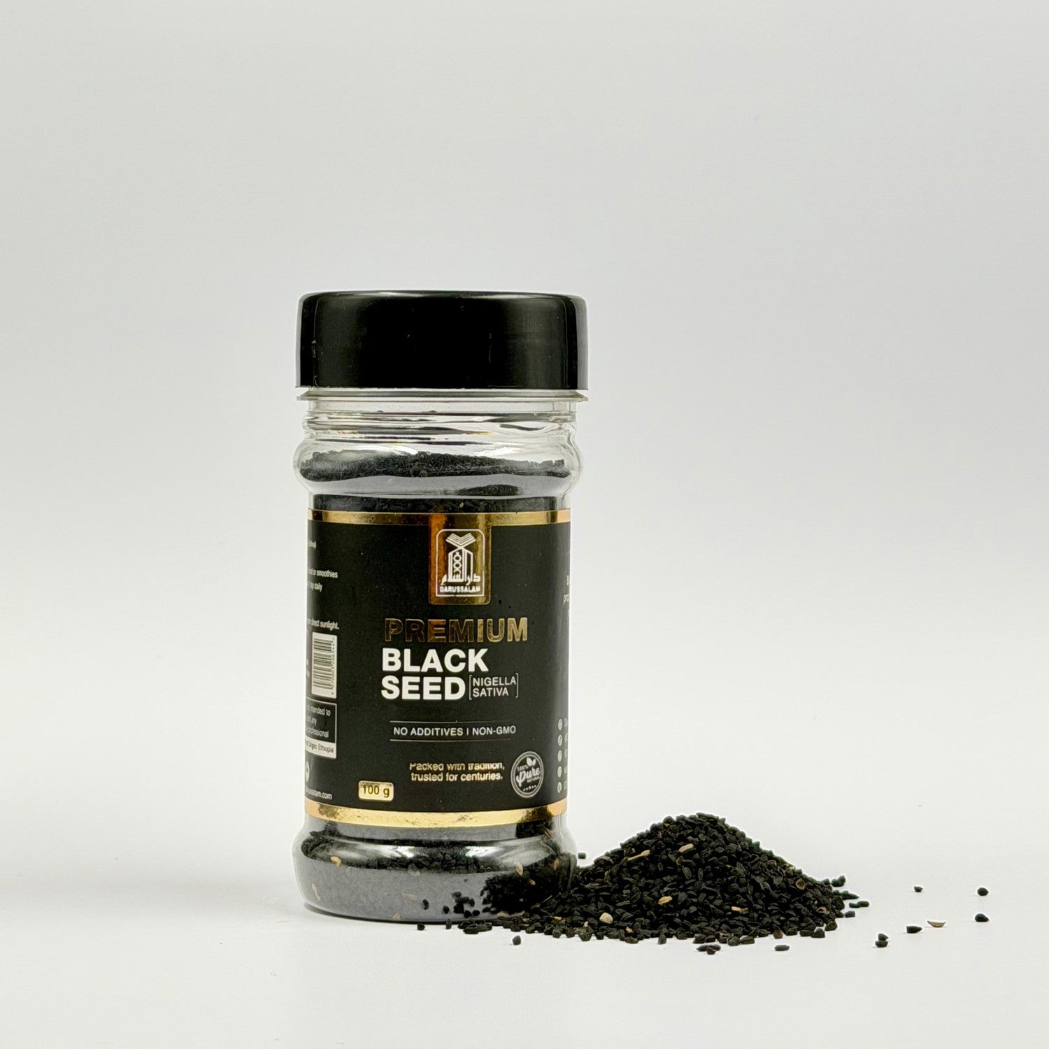 Premium Black Seed (Nigella Sativa) - hele frø - 100g - Etiopiske