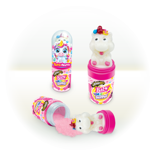 Johny Bee Baby Unicorn Dipper - Tutti-Frutti