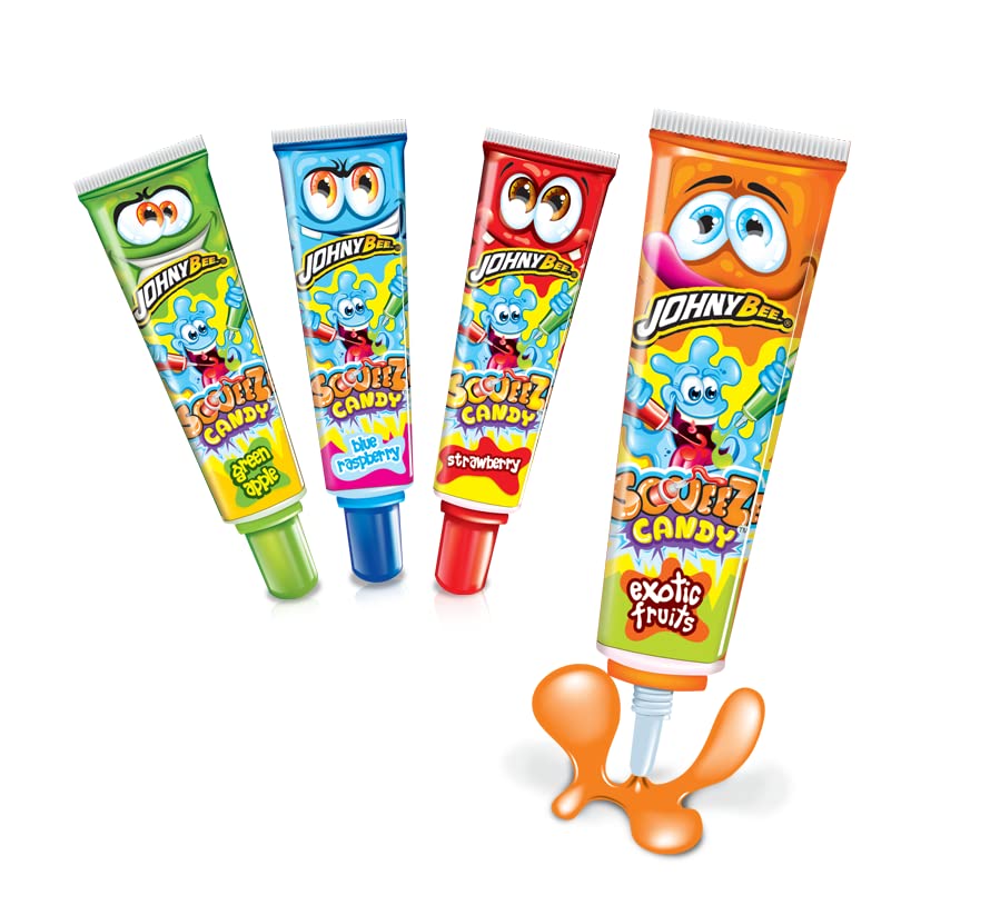 Johny Bee Fruit Tubes - Squeeze Candy