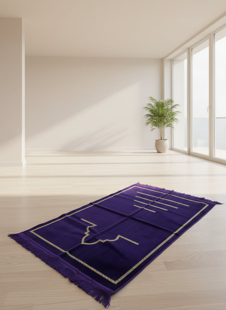 Velour bedetæppe (tyndt)