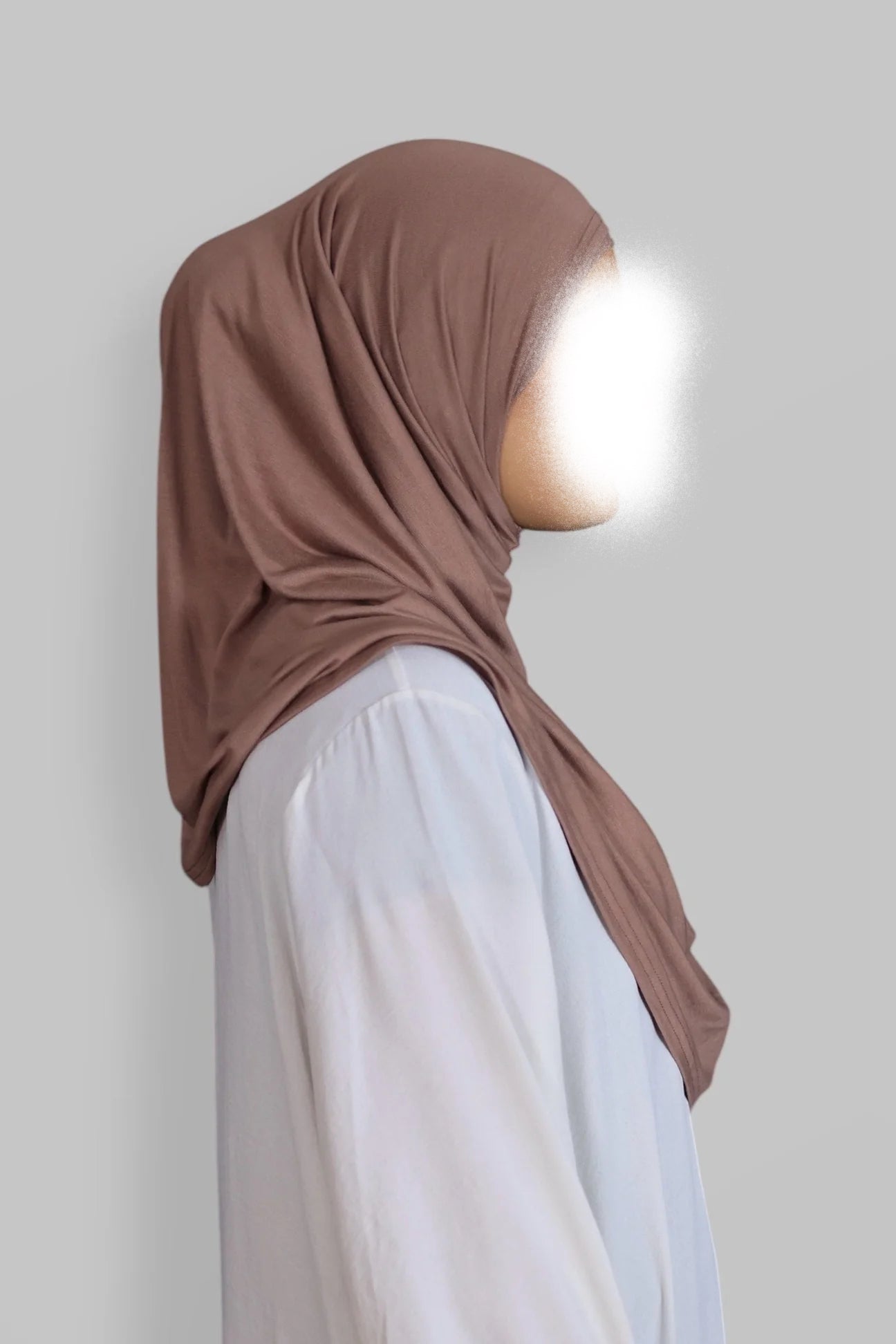 Hidayah - Instant Jersey Khimar - Hijab - Tørklæde (Dusty Rosa)