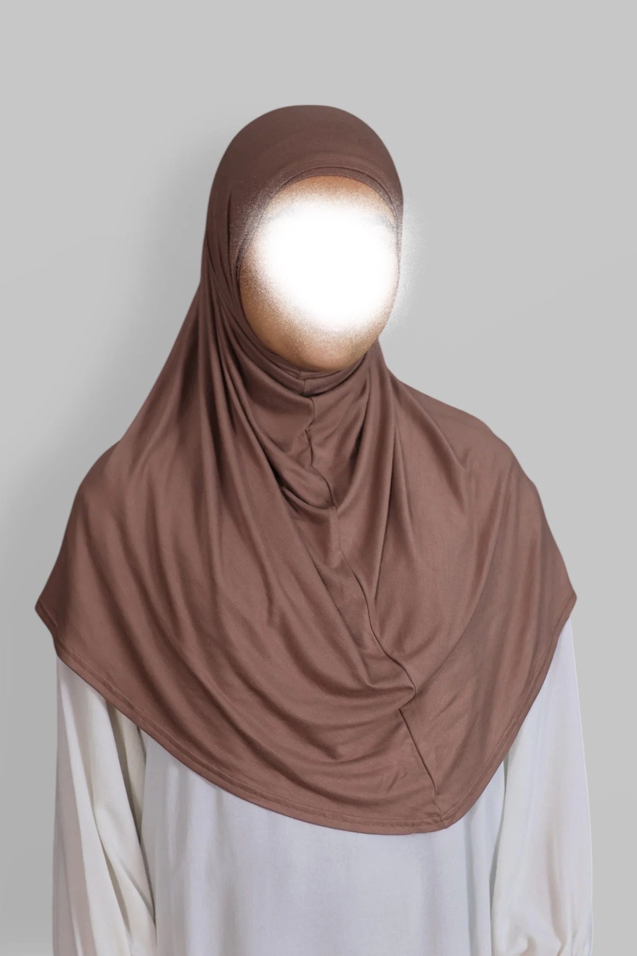 Hidayah - Instant Jersey Khimar - Hijab - Tørklæde (Dusty Rosa)