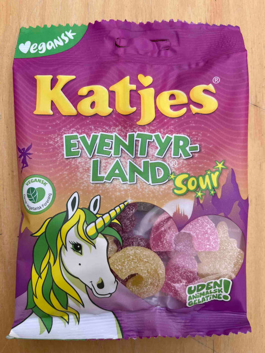 Katjes - Eventyrland Sour - Vegansk og uden animalsk gelatine - 80g